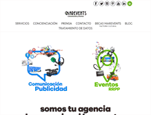 Tablet Screenshot of marevents.es